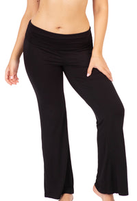 Bamboo Soft-Waist Flare Pyjama Pants