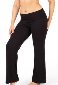 Bamboo Soft-Waist Flare Pyjama Pants