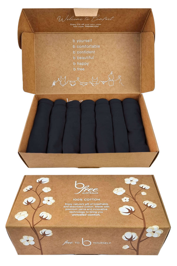 Superfine 100% Cotton High Cut - 7 Pack