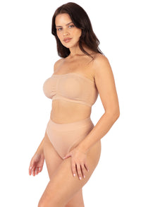 Bandeau + High Waist G-String | Cool Cotton Set