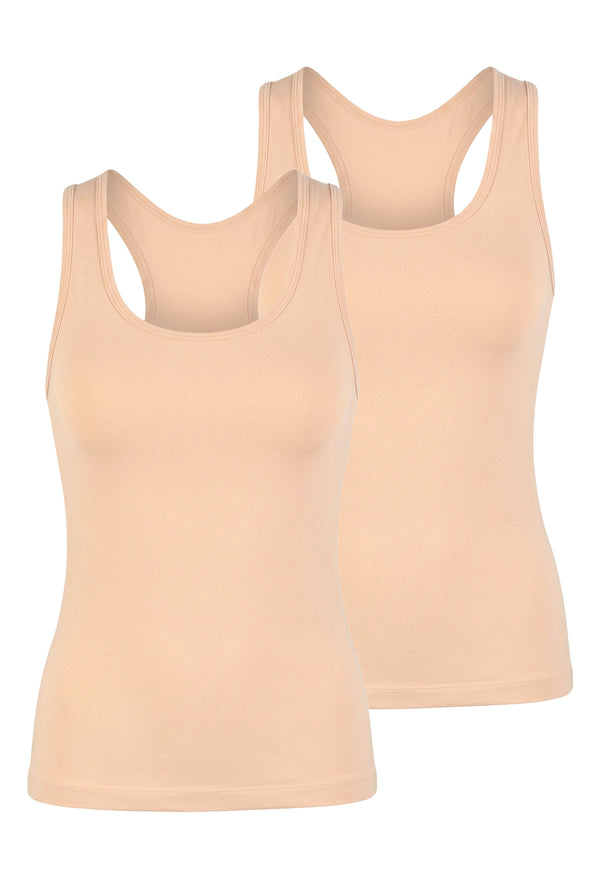Cotton Chest Binder Racerback Top - 2 Pack