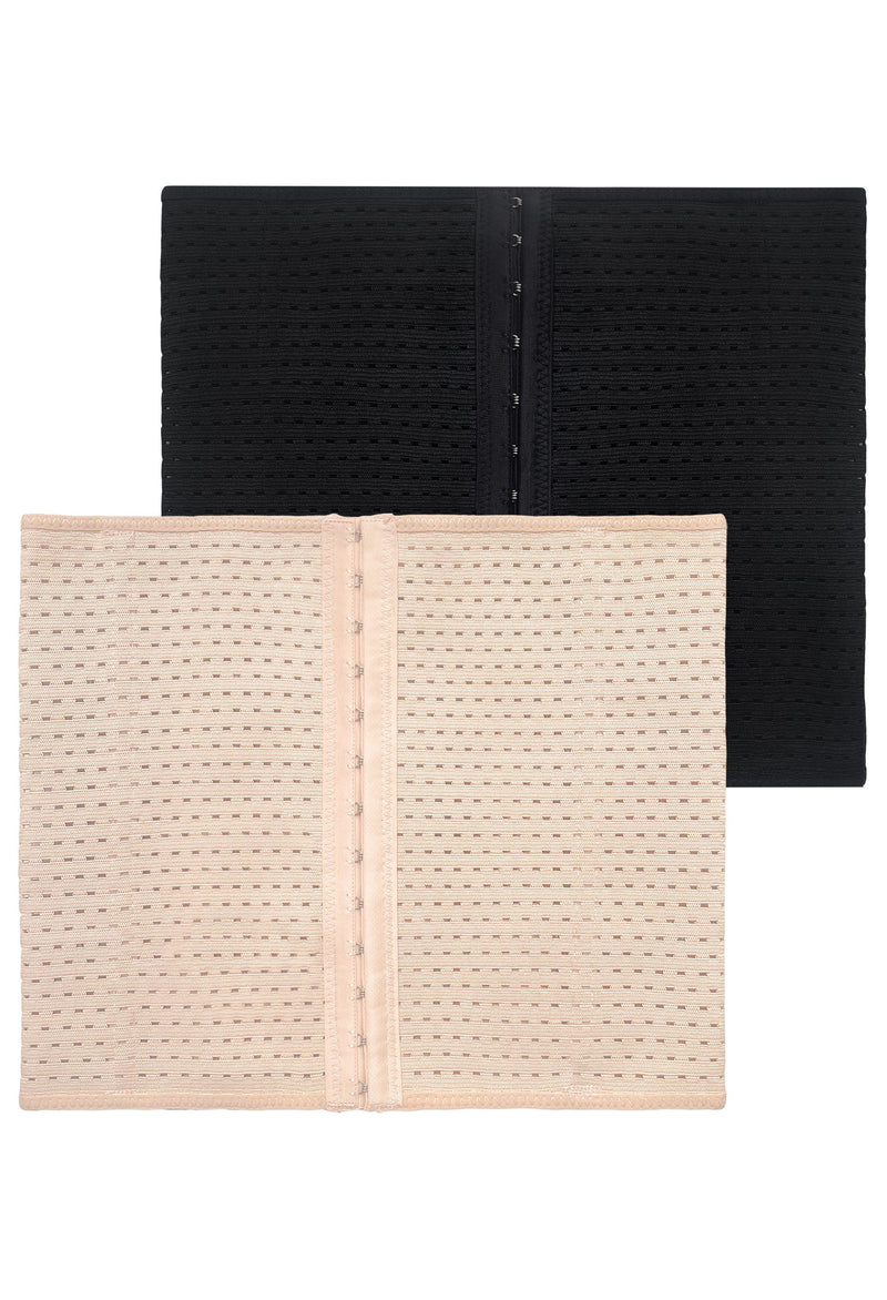 Elastic Mesh Waist Trainer - 2 Pack