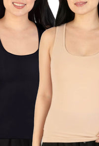 Cotton Chest Binder Racerback Top - 2 Pack