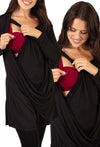 Bamboo Soft Drape Nursing Top - 2 Pack
