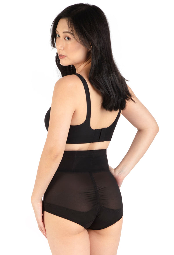 High Waist Power Mesh Tummy Control Brief