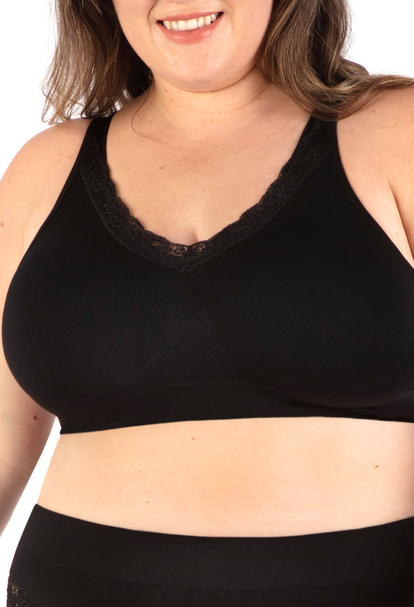 Lightweight Wire Free Bra For Big Busts