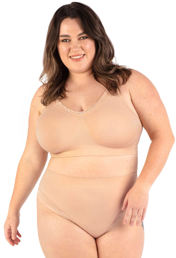 Lightweight Wire Free Bra For Big Busts