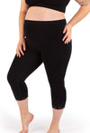 Maternity Anti Chafing High Rise 3/4 Cotton Rich Leggings