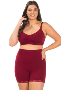 Anti Chafing High Rise Petite Cotton Rich Shorts - 3 Pack