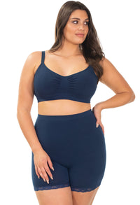 Anti Chafing High Rise Petite Cotton Rich Shorts - 3 Pack