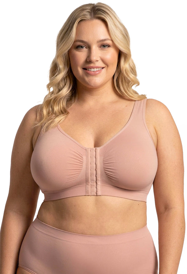 Padded Front Fastening Bra Wire Free