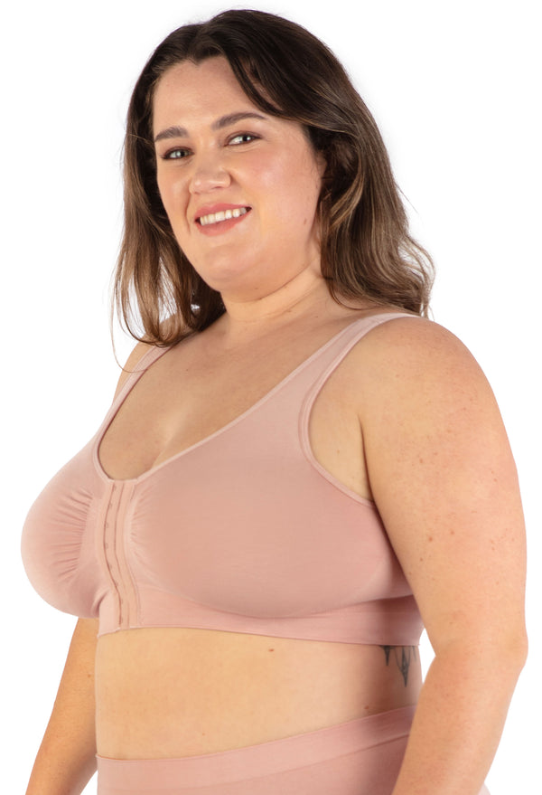 Padded Front Fastening Bra Wire Free