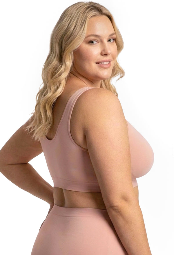 Padded Front Opening Bra - Wireless Comfort