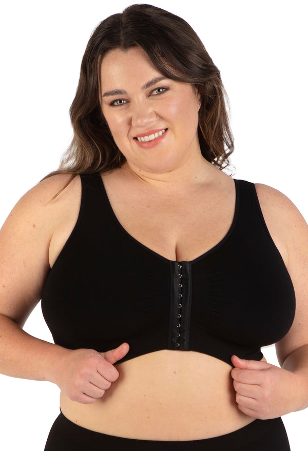 Padded Front Fastening Bra Wire Free