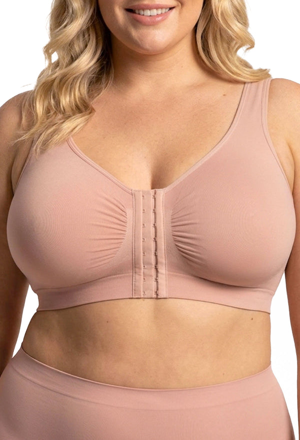 Padded Front Fastening Bra Wire Free