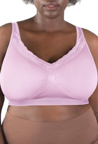 Wirefree Lace Minimiser Bra for Big Boobs