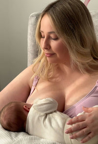 Soft Bamboo Nursing Bra for Pregnancy, Breastfeeding & Postpartum