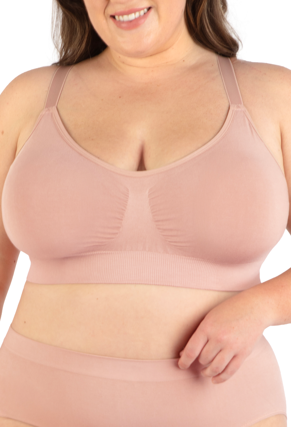 Bamboo Padded Wire Free Bra - Neutrals 3 Pack