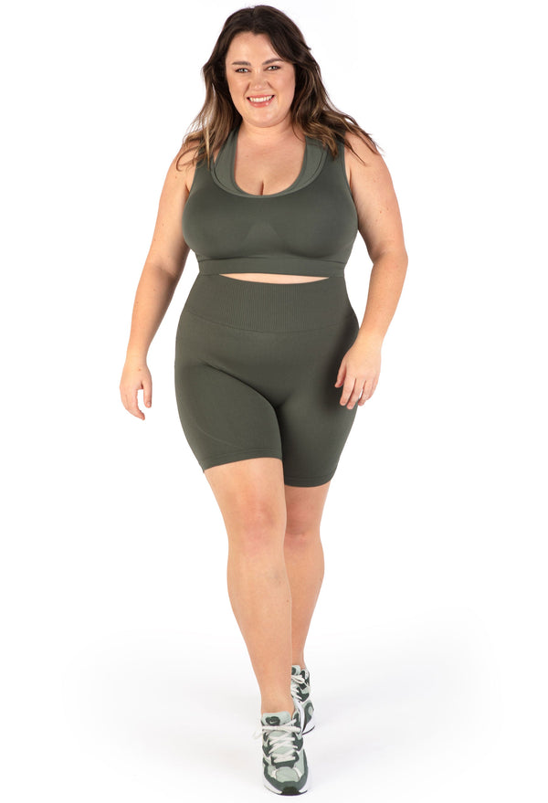 Sports Bra - Triple-layer Support Racer