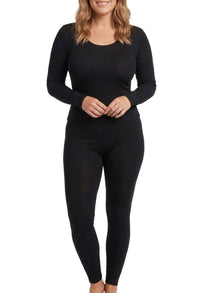 Women’s winter thermal underwear set breathable seamless top and bottom set