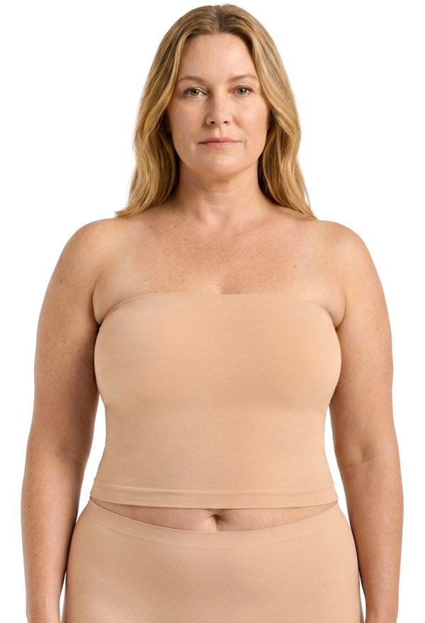 Cotton Comfort Seamless Minimising Tube - 2 Pack