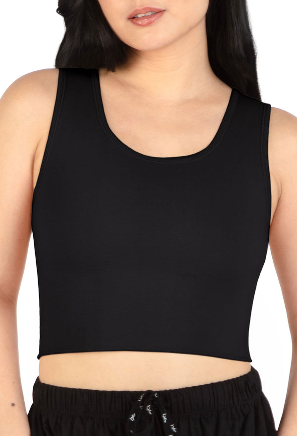 Cotton Chest Binder Crop Tank