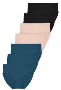 Travel Essentials - Cotton Rich Everyday Control High Cut Brief Pack