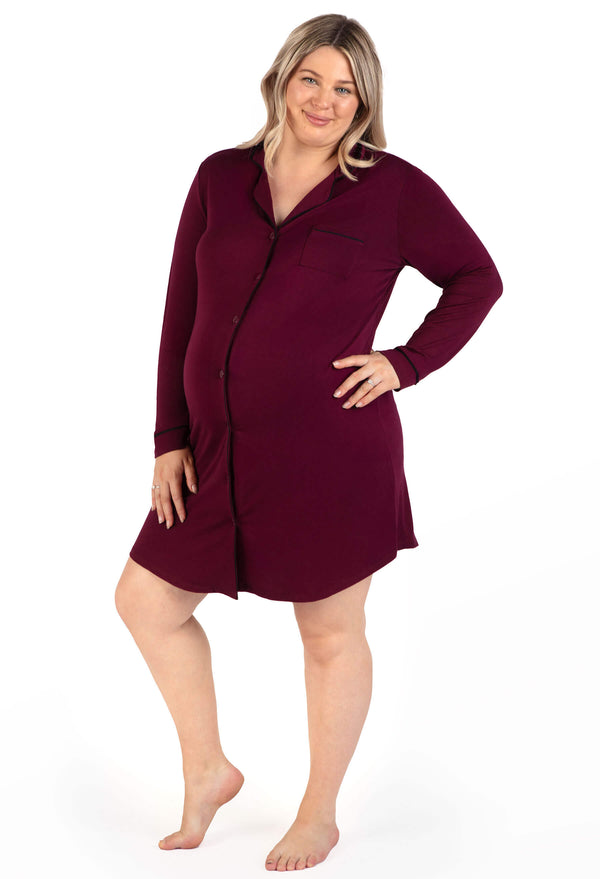 Bamboo Maternity & Nursing Birthing Hospital Gown