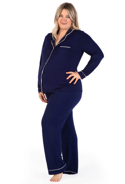 Maternity & Nursing Buttery Soft Bamboo Pyjama Set