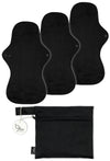 Ultra Thin XL Reusable Panty Liner with Wings - 3 Pack