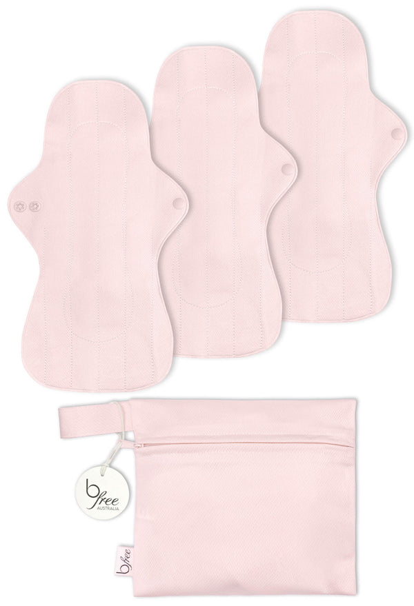 Ultra Thin XL Reusable Panty Liner with Wings - 3 Pack