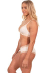 Cotton Rich Low Rise Lace Hipster Brief - Free Gift