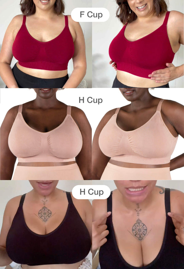 WireFree Bamboo Bra for Big Boobs