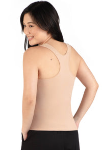 Cotton Chest Binder Racerback Top