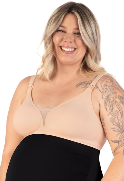 Invisible Maternity & Nursing Bra | Wireless with Fixed Cups