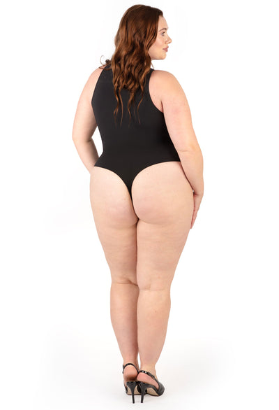 Plus Size High Neck Bodysuit G-String | ButterFit
