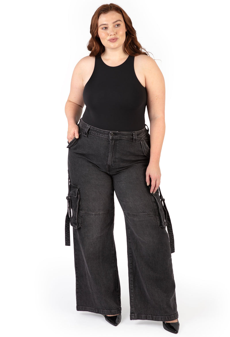 Plus Size High Neck Bodysuit G-String | ButterFit