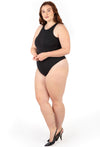Plus Size High Neck Bodysuit G-String | ButterFit