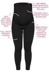 Pregnancy Active Leggings - 2 Pack