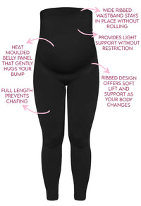 Pregnancy Active Leggings - 2 Pack