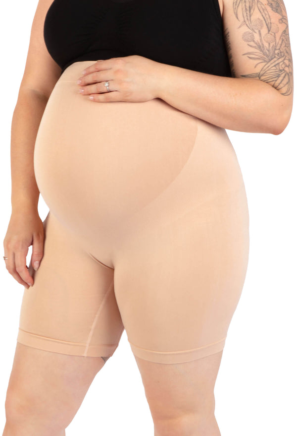 Maternity Shorts with Tummy Support - 2 Pack