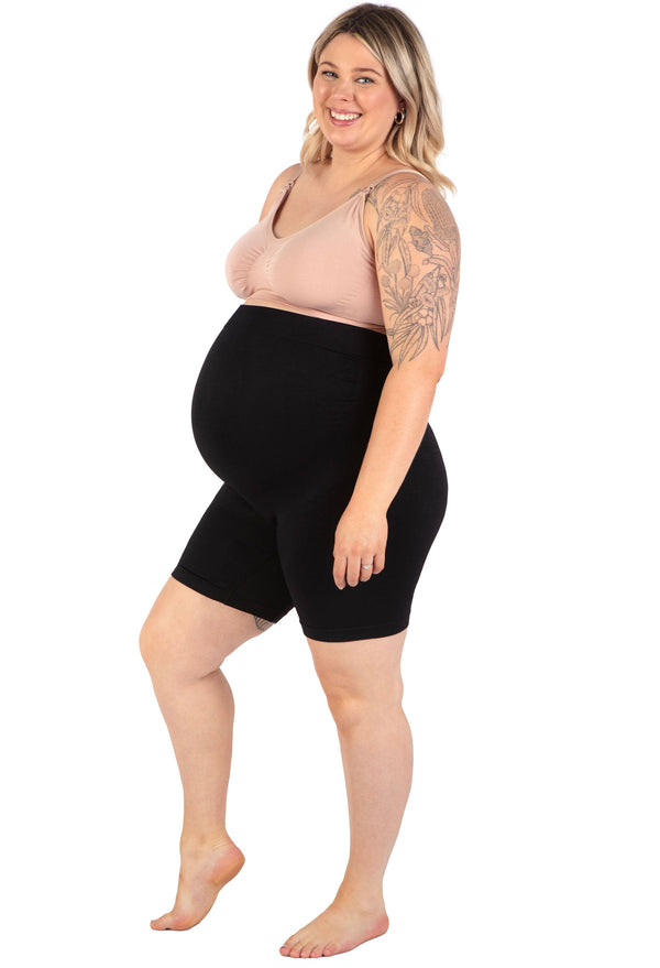 Maternity Shorts with Tummy Support - 2 Pack