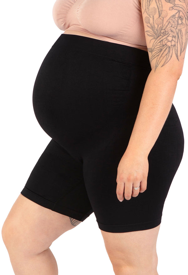 Maternity Shorts with Tummy Support - 2 Pack