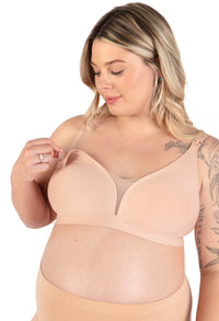 Invisible Maternity & Nursing Bra | Wireless with Fixed Cups