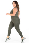 Plus Size Seamless High Waist Full Length Leggings