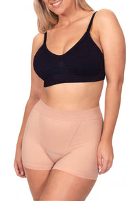 Invisible Period High Waist Midi Shorts