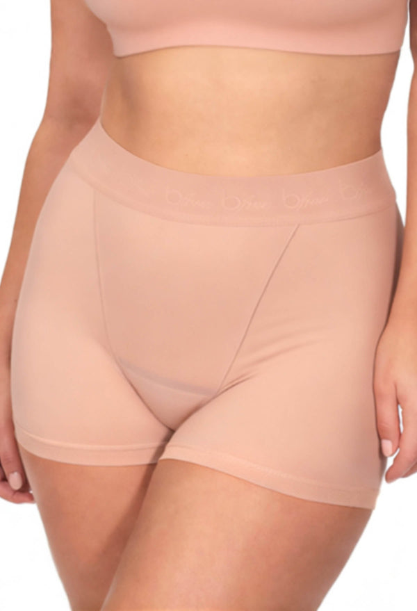 Invisible Period High Waist Midi Shorts