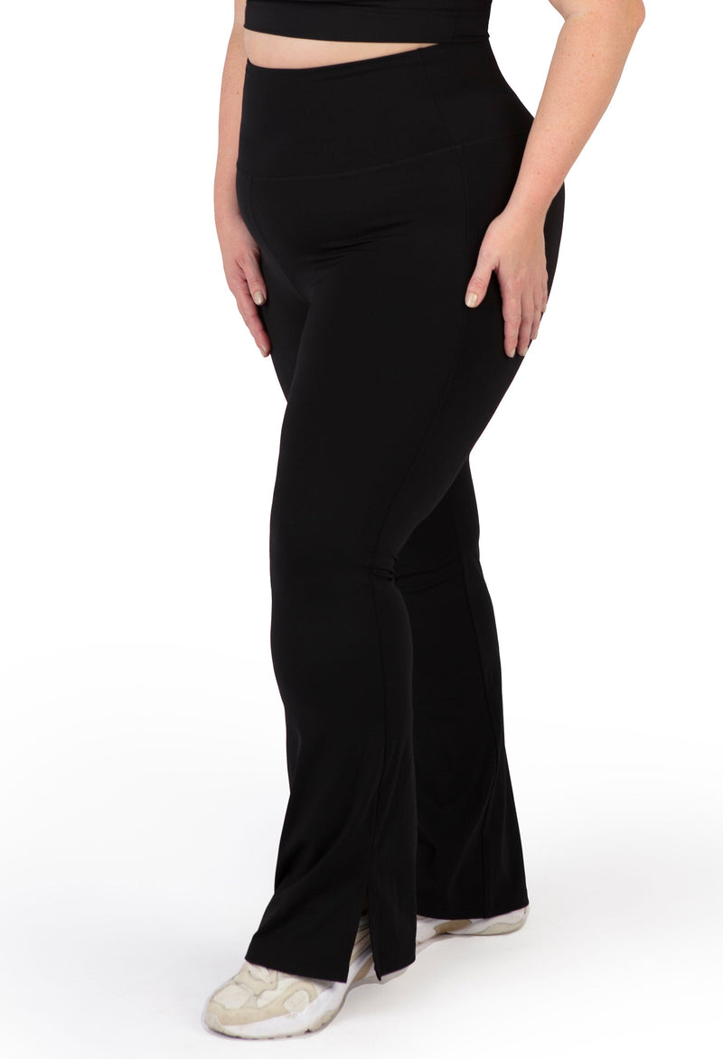 Plus Size Flare Leggings | High Waisted & Pet Hair Resistant