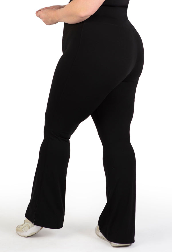 Plus Size Flare Leggings | High Waisted & Pet Hair Resistant