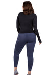 Seamless Square Neck Long Sleeve Top - 2 Pack